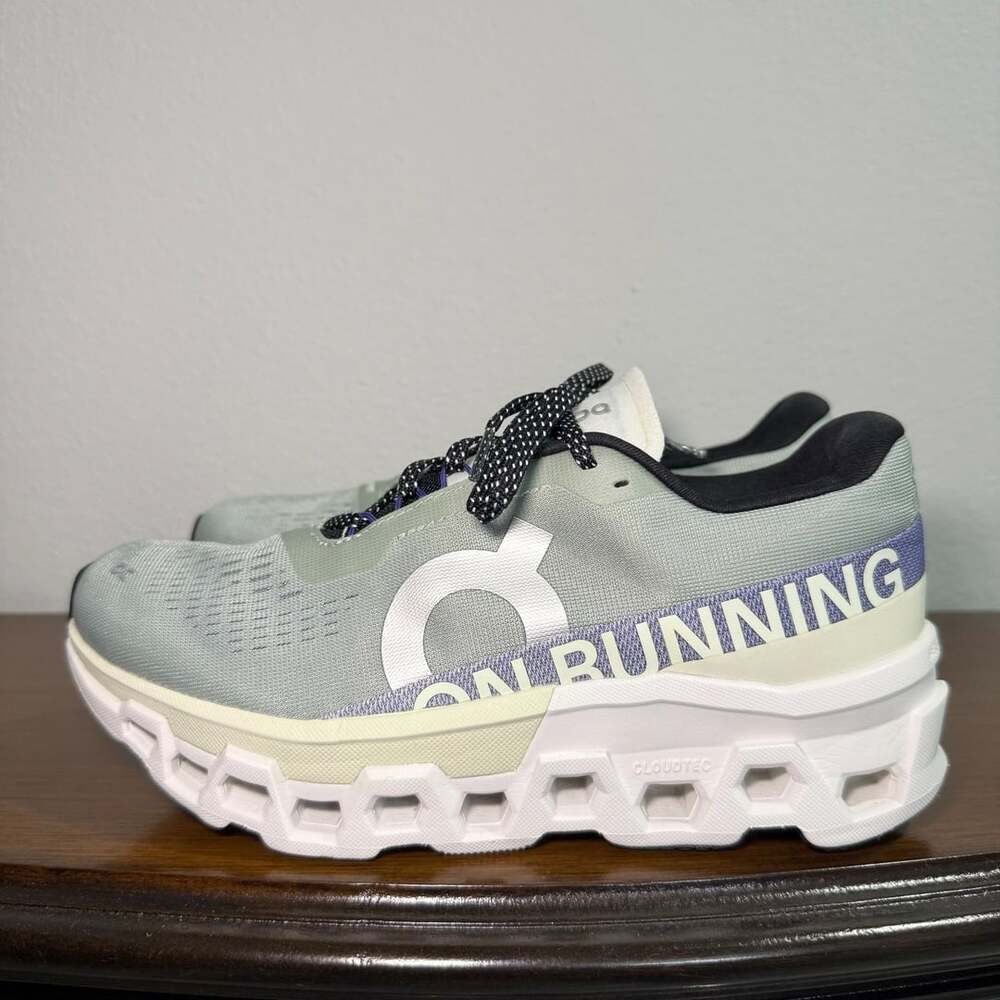 On Cloudmonster 2 Women Size 8.5 Mineral Aloe Running Shoes